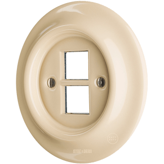 PORCELAIN WALL SOCKET SAND PC/USB - DYKE & DEAN