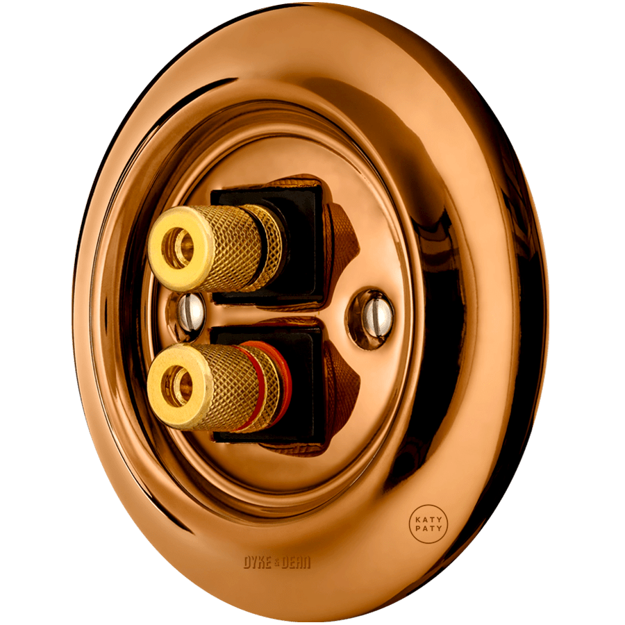 PORCELAIN WALL SPEAKER SOCKET BRONZE - DYKE & DEAN