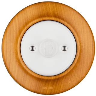 WOODEN PORCELAIN WALL SOCKET PADELUS MOTION SENSOR - DYKE & DEAN