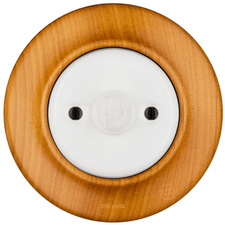 WOODEN PORCELAIN WALL SOCKET PADELUS MOTION SENSOR - DYKE & DEAN