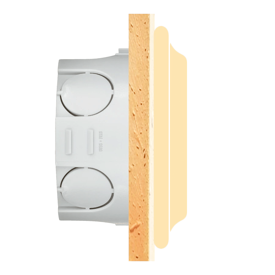 WOODEN PORCELAIN WALL SOCKET PADELUS MOTION SENSOR - DYKE & DEAN